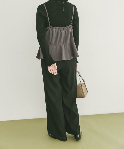 URBAN RESEARCH ITEMS / アーバンリサーチ アイテムズ ワンピース | ペプラムキャミオールインワン | 詳細13