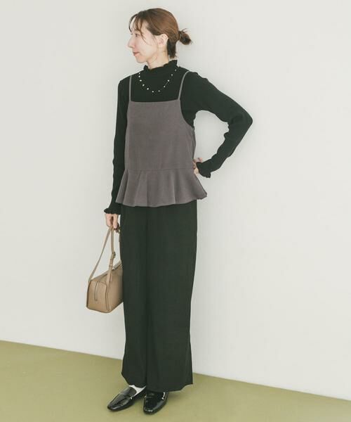 URBAN RESEARCH ITEMS / アーバンリサーチ アイテムズ ワンピース | ペプラムキャミオールインワン | 詳細14