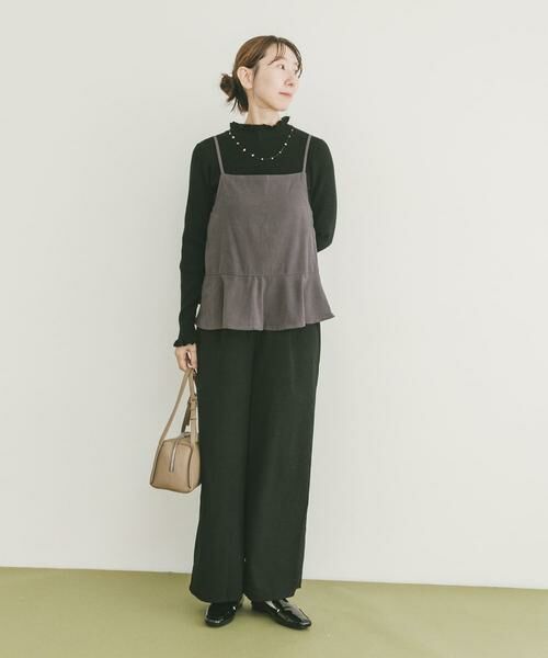 URBAN RESEARCH ITEMS / アーバンリサーチ アイテムズ ワンピース | ペプラムキャミオールインワン | 詳細16