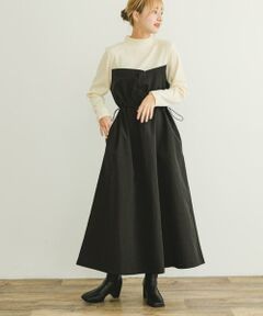 URBAN RESEARCH ITEMS / アーバンリサーチ アイテムズ ワンピース | リブドッキングナイロンワンピース