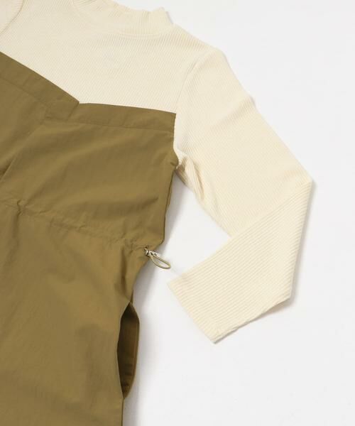 URBAN RESEARCH ITEMS / アーバンリサーチ アイテムズ ワンピース | リブドッキングナイロンワンピース | 詳細10