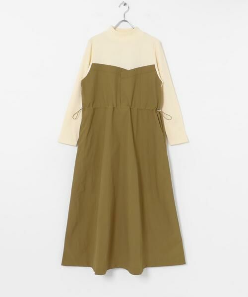 URBAN RESEARCH ITEMS / アーバンリサーチ アイテムズ ワンピース | リブドッキングナイロンワンピース | 詳細9