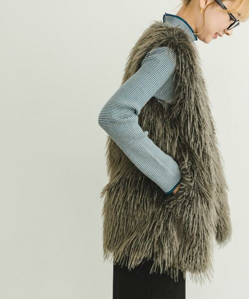 URBAN RESEARCH ITEMS / アーバンリサーチ アイテムズ その他アウター | フェイクファーベスト | 詳細9
