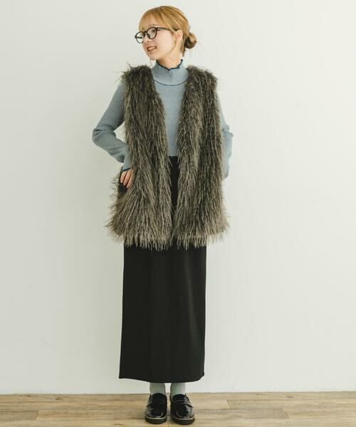 URBAN RESEARCH ITEMS / アーバンリサーチ アイテムズ その他アウター | フェイクファーベスト | 詳細10