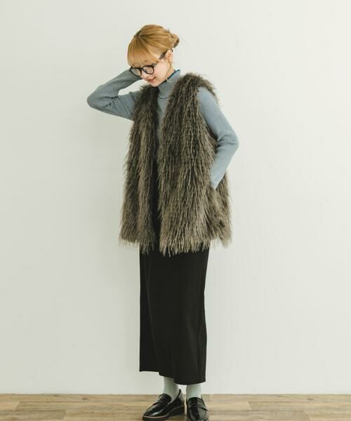 URBAN RESEARCH ITEMS / アーバンリサーチ アイテムズ その他アウター | フェイクファーベスト | 詳細11