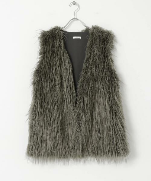 URBAN RESEARCH ITEMS / アーバンリサーチ アイテムズ その他アウター | フェイクファーベスト | 詳細12