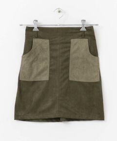 URBAN RESEARCH ITEMS / アーバンリサーチ アイテムズ スカート | フェイクスエード配色スカート∴