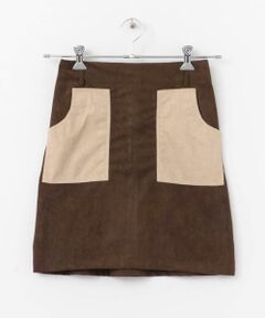 URBAN RESEARCH ITEMS / アーバンリサーチ アイテムズ スカート | フェイクスエード配色スカート∴