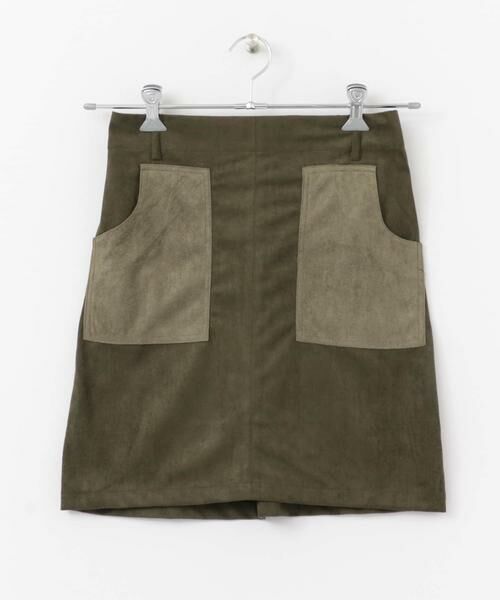 URBAN RESEARCH ITEMS / アーバンリサーチ アイテムズ スカート | フェイクスエード配色スカート∴ | 詳細7