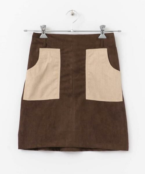 URBAN RESEARCH ITEMS / アーバンリサーチ アイテムズ スカート | フェイクスエード配色スカート∴ | 詳細8
