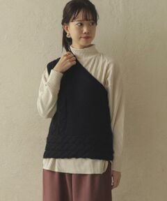 URBAN RESEARCH ITEMS / アーバンリサーチ アイテムズ ニット・セーター | ケーブルワンショルニット∴