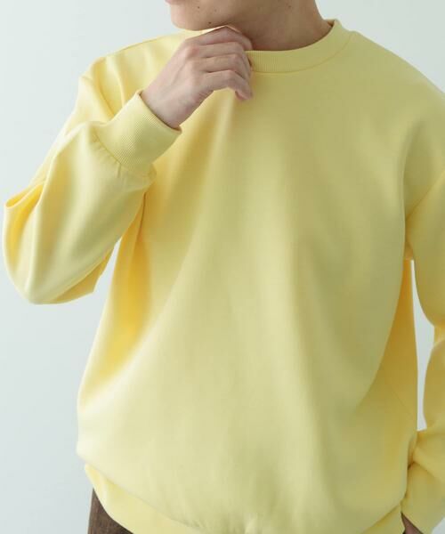 URBAN RESEARCH ITEMS / アーバンリサーチ アイテムズ スウェット | ストレッチダンボール クルーネックプルオーバー | 詳細3