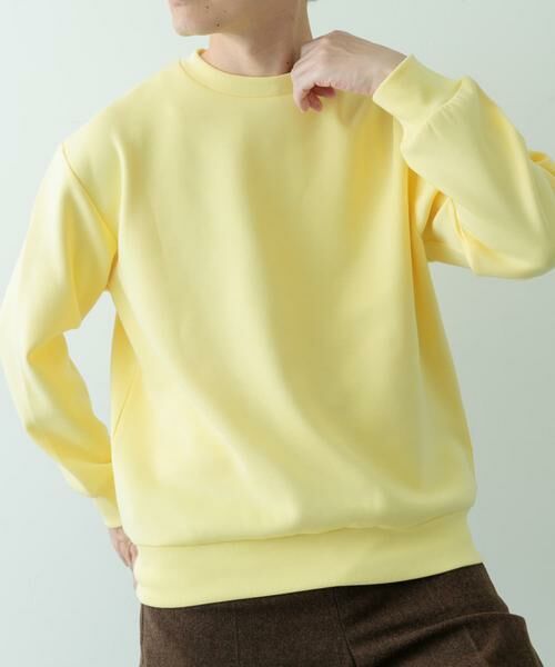 URBAN RESEARCH ITEMS / アーバンリサーチ アイテムズ スウェット | ストレッチダンボール クルーネックプルオーバー | 詳細4