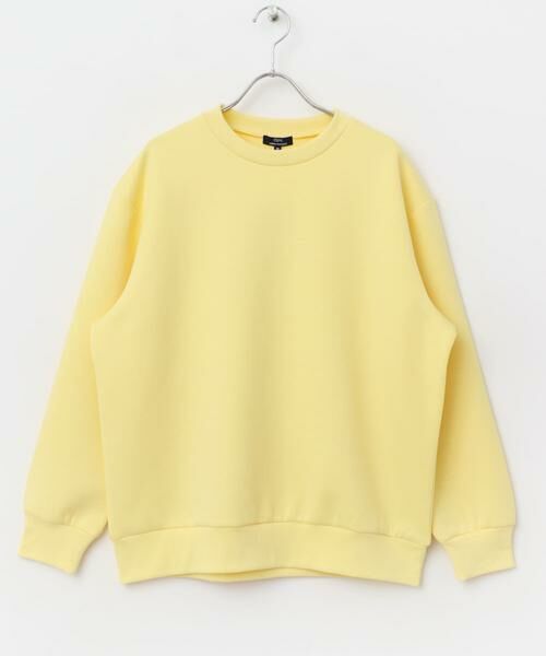 URBAN RESEARCH ITEMS / アーバンリサーチ アイテムズ スウェット | ストレッチダンボール クルーネックプルオーバー | 詳細7