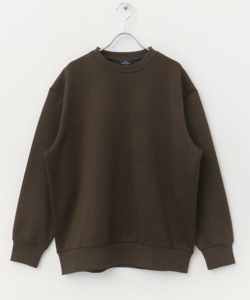 URBAN RESEARCH ITEMS / アーバンリサーチ アイテムズ スウェット | ストレッチダンボール クルーネックプルオーバー | 詳細16
