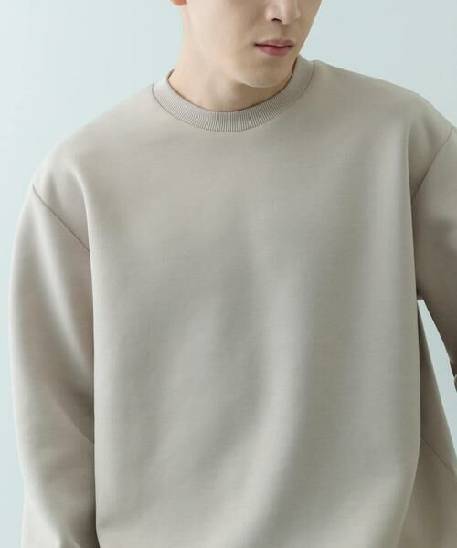URBAN RESEARCH ITEMS / アーバンリサーチ アイテムズ スウェット | ストレッチダンボール クルーネックプルオーバー | 詳細26