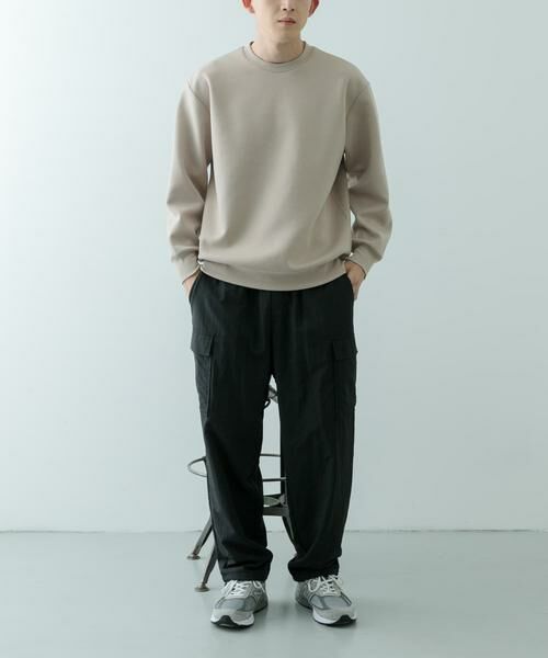 URBAN RESEARCH ITEMS / アーバンリサーチ アイテムズ スウェット | ストレッチダンボール クルーネックプルオーバー | 詳細29