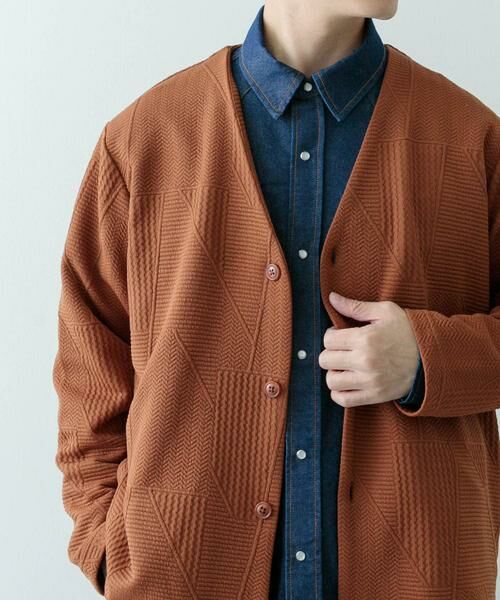 URBAN RESEARCH ITEMS / アーバンリサーチ アイテムズ カーディガン・ボレロ | ジオメジャカード カットソーカーディガン | 詳細1