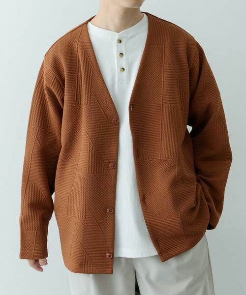 URBAN RESEARCH ITEMS / アーバンリサーチ アイテムズ カーディガン・ボレロ | ジオメジャカード カットソーカーディガン | 詳細11