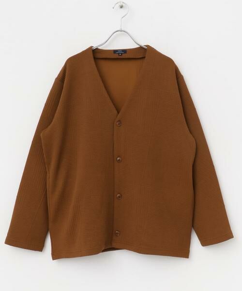 URBAN RESEARCH ITEMS / アーバンリサーチ アイテムズ カーディガン・ボレロ | ジオメジャカード カットソーカーディガン | 詳細14