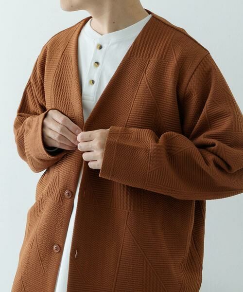 URBAN RESEARCH ITEMS / アーバンリサーチ アイテムズ カーディガン・ボレロ | ジオメジャカード カットソーカーディガン | 詳細8