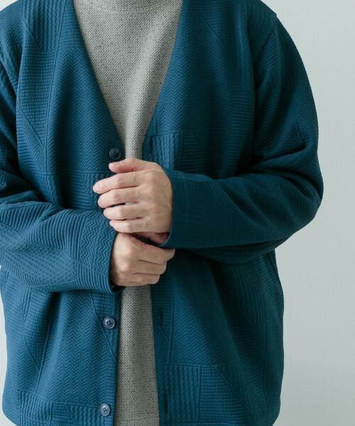 URBAN RESEARCH ITEMS / アーバンリサーチ アイテムズ カーディガン・ボレロ | ジオメジャカード カットソーカーディガン | 詳細16