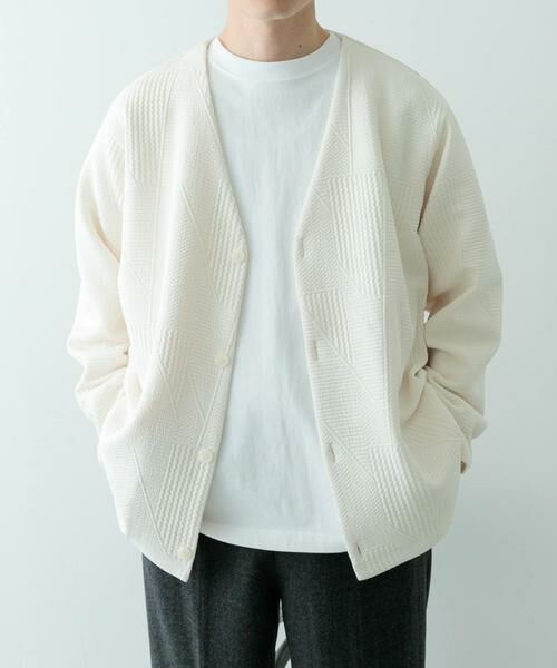 URBAN RESEARCH ITEMS / アーバンリサーチ アイテムズ カーディガン・ボレロ | ジオメジャカード カットソーカーディガン | 詳細30