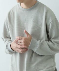 URBAN RESEARCH ITEMS / アーバンリサーチ アイテムズ Tシャツ | ジオメジャカード クルーネックトップス