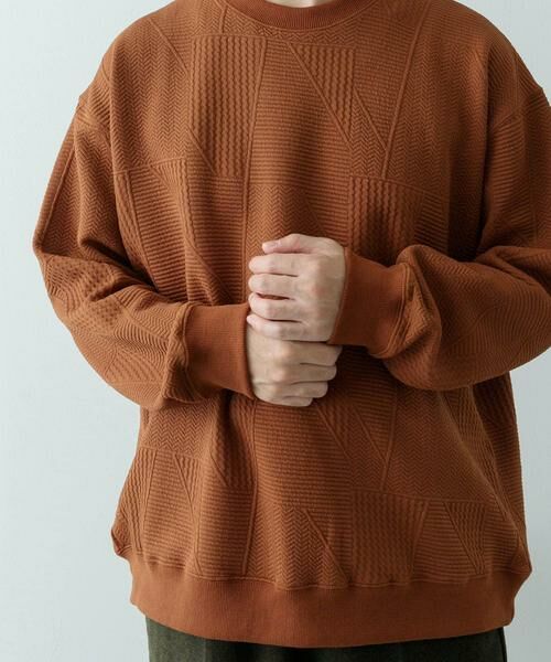 URBAN RESEARCH ITEMS / アーバンリサーチ アイテムズ Tシャツ | ジオメジャカード クルーネックトップス | 詳細2