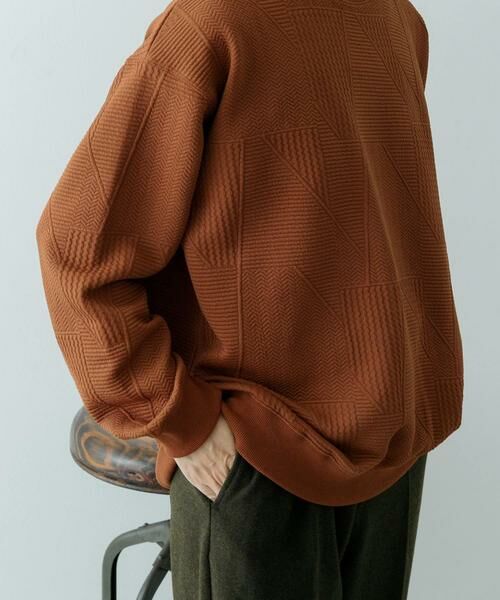 URBAN RESEARCH ITEMS / アーバンリサーチ アイテムズ Tシャツ | ジオメジャカード クルーネックトップス | 詳細3