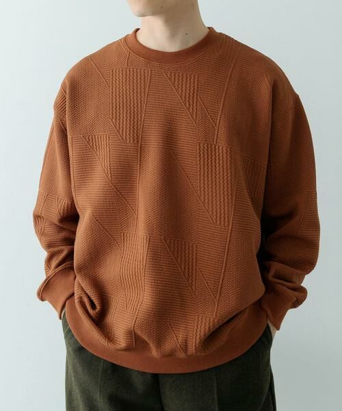 URBAN RESEARCH ITEMS / アーバンリサーチ アイテムズ Tシャツ | ジオメジャカード クルーネックトップス | 詳細4