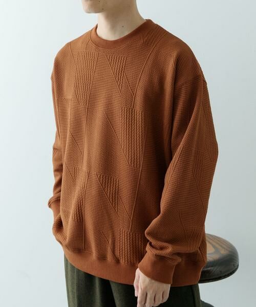 URBAN RESEARCH ITEMS / アーバンリサーチ アイテムズ Tシャツ | ジオメジャカード クルーネックトップス | 詳細5