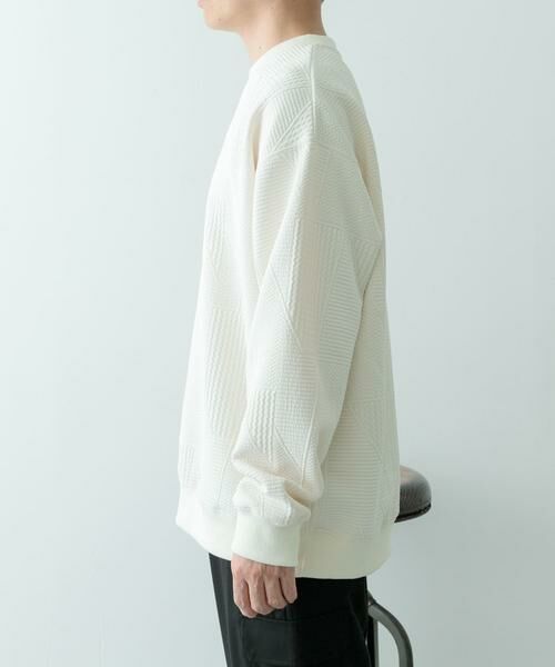 URBAN RESEARCH ITEMS / アーバンリサーチ アイテムズ Tシャツ | ジオメジャカード クルーネックトップス | 詳細16