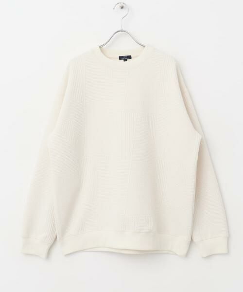 URBAN RESEARCH ITEMS / アーバンリサーチ アイテムズ Tシャツ | ジオメジャカード クルーネックトップス | 詳細18