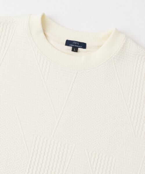 URBAN RESEARCH ITEMS / アーバンリサーチ アイテムズ Tシャツ | ジオメジャカード クルーネックトップス | 詳細19