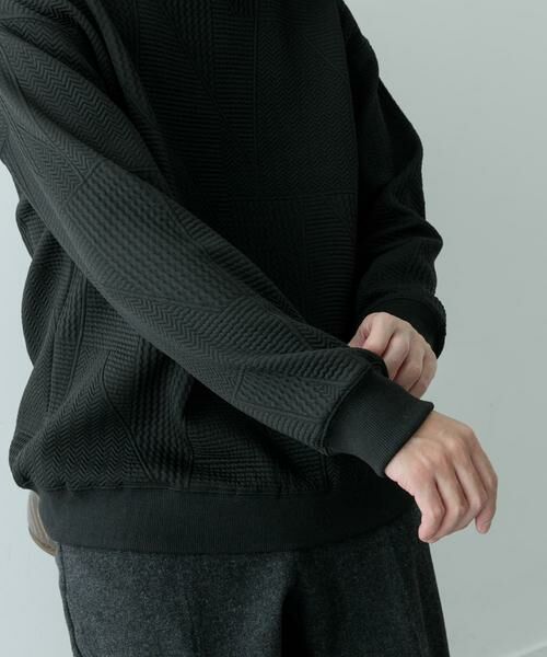 URBAN RESEARCH ITEMS / アーバンリサーチ アイテムズ Tシャツ | ジオメジャカード クルーネックトップス | 詳細20