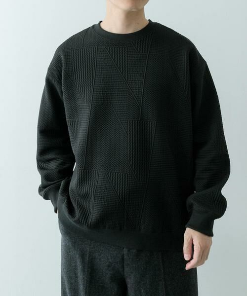 URBAN RESEARCH ITEMS / アーバンリサーチ アイテムズ Tシャツ | ジオメジャカード クルーネックトップス | 詳細21