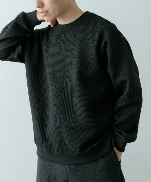 URBAN RESEARCH ITEMS / アーバンリサーチ アイテムズ Tシャツ | ジオメジャカード クルーネックトップス | 詳細22