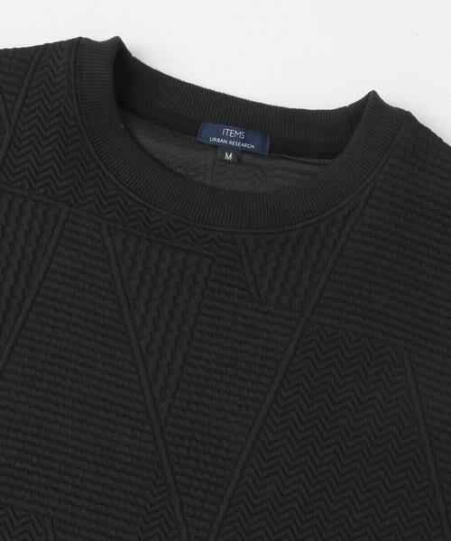 URBAN RESEARCH ITEMS / アーバンリサーチ アイテムズ Tシャツ | ジオメジャカード クルーネックトップス | 詳細25