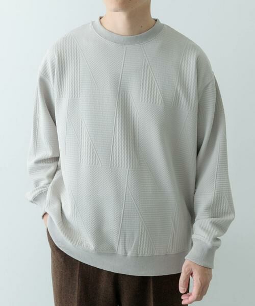 URBAN RESEARCH ITEMS / アーバンリサーチ アイテムズ Tシャツ | ジオメジャカード クルーネックトップス | 詳細26