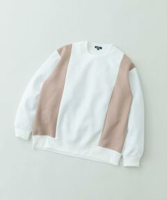 URBAN RESEARCH ITEMS / アーバンリサーチ アイテムズ スウェット | ストレッチダンボール 切替トップス B