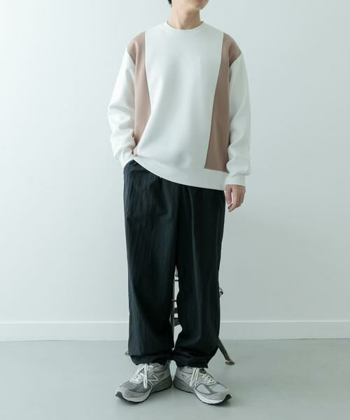 URBAN RESEARCH ITEMS / アーバンリサーチ アイテムズ スウェット | ストレッチダンボール 切替トップス B | 詳細7