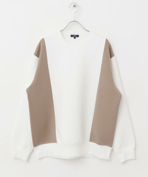 URBAN RESEARCH ITEMS / アーバンリサーチ アイテムズ スウェット | ストレッチダンボール 切替トップス B | 詳細8