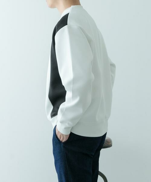 URBAN RESEARCH ITEMS / アーバンリサーチ アイテムズ スウェット | ストレッチダンボール 切替トップス B | 詳細27