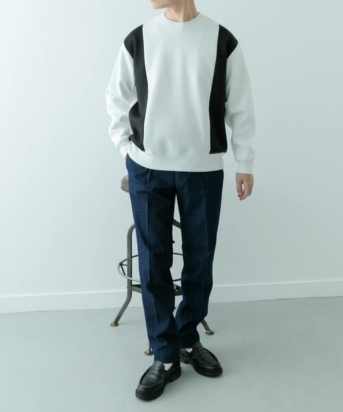 URBAN RESEARCH ITEMS / アーバンリサーチ アイテムズ スウェット | ストレッチダンボール 切替トップス B | 詳細29