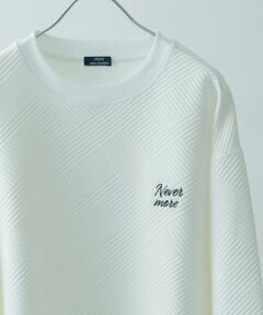 URBAN RESEARCH ITEMS / アーバンリサーチ アイテムズ スウェット | 『XLサイズあり』刺繍ジャカードロングスリーブカットソー