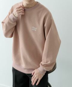 URBAN RESEARCH ITEMS / アーバンリサーチ アイテムズ スウェット | 『XLサイズあり』刺繍ジャカードロングスリーブカットソー