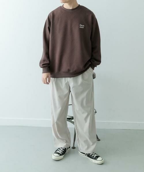 URBAN RESEARCH ITEMS / アーバンリサーチ アイテムズ スウェット | 『XLサイズあり』刺繍ジャカードロングスリーブカットソー | 詳細10