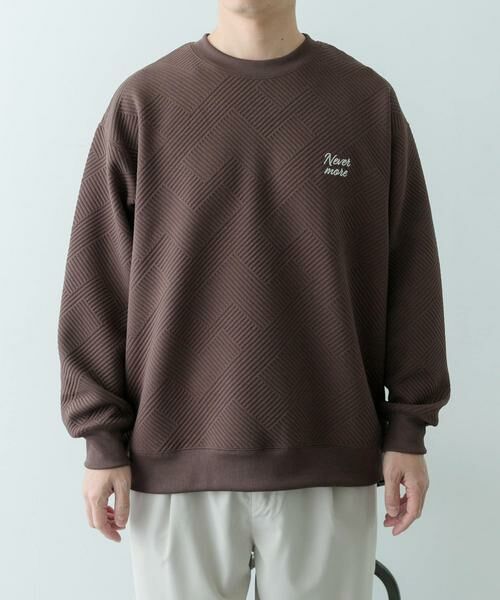 URBAN RESEARCH ITEMS / アーバンリサーチ アイテムズ スウェット | 『XLサイズあり』刺繍ジャカードロングスリーブカットソー | 詳細13