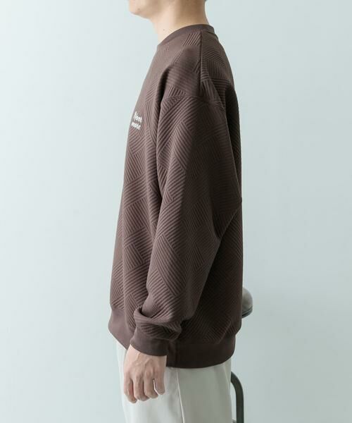 URBAN RESEARCH ITEMS / アーバンリサーチ アイテムズ スウェット | 『XLサイズあり』刺繍ジャカードロングスリーブカットソー | 詳細14